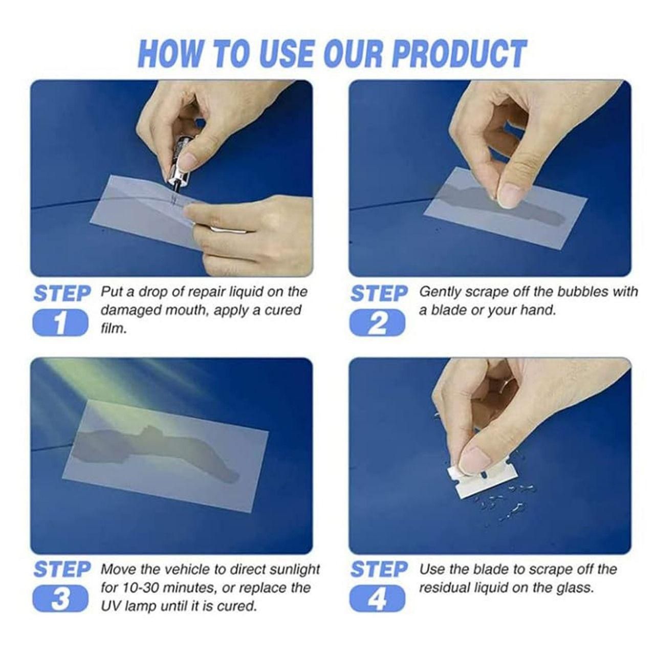 ClearFix Glass Repair Kit by gear&joy