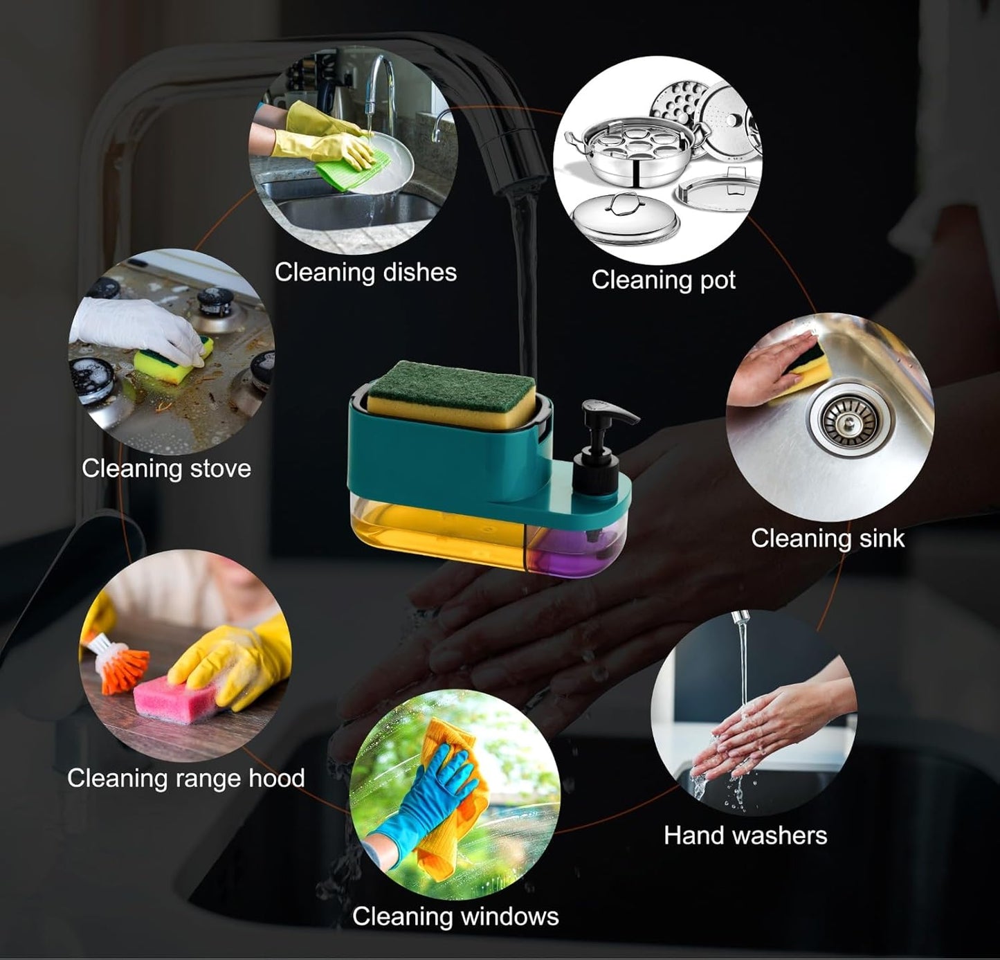 Gear&Joy CleanMate™ Soap Pump Dispenser