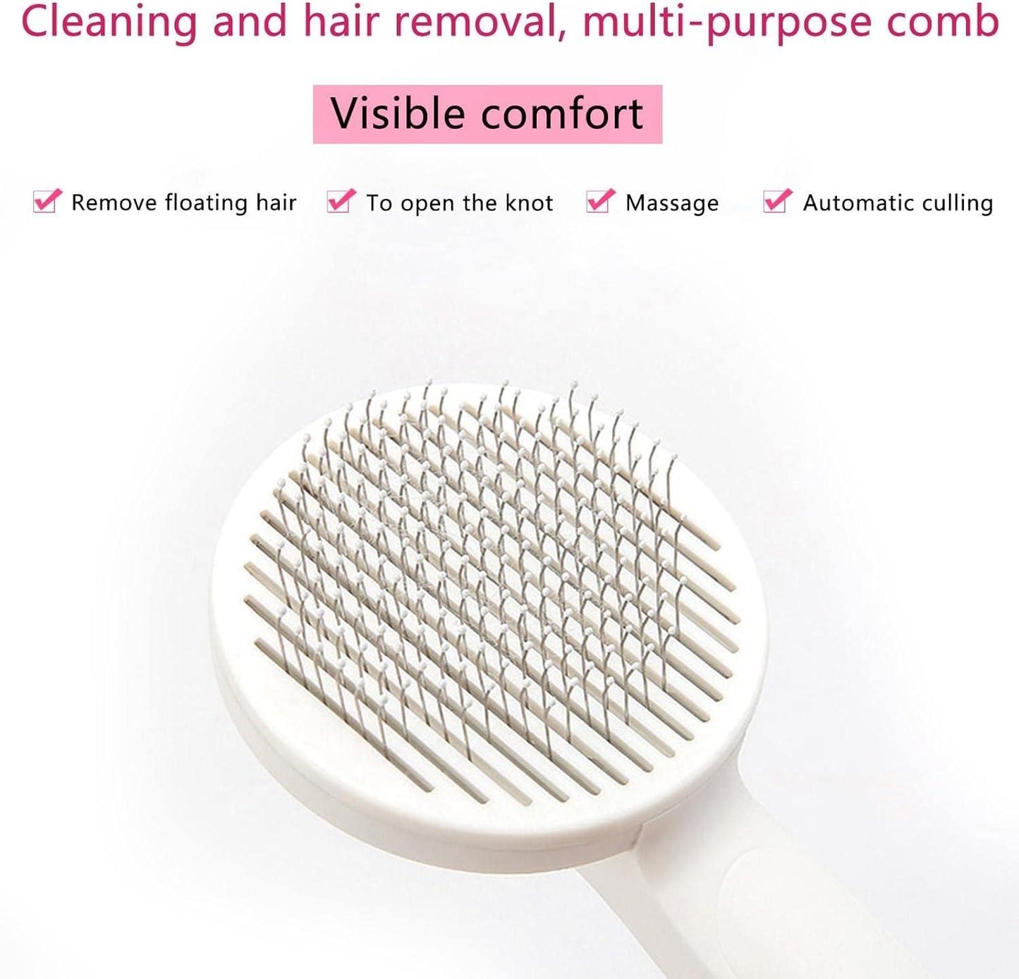 Gear&Joy PetGroom Pro Comb (Self-Cleaning Dog &amp; Cat Comb)