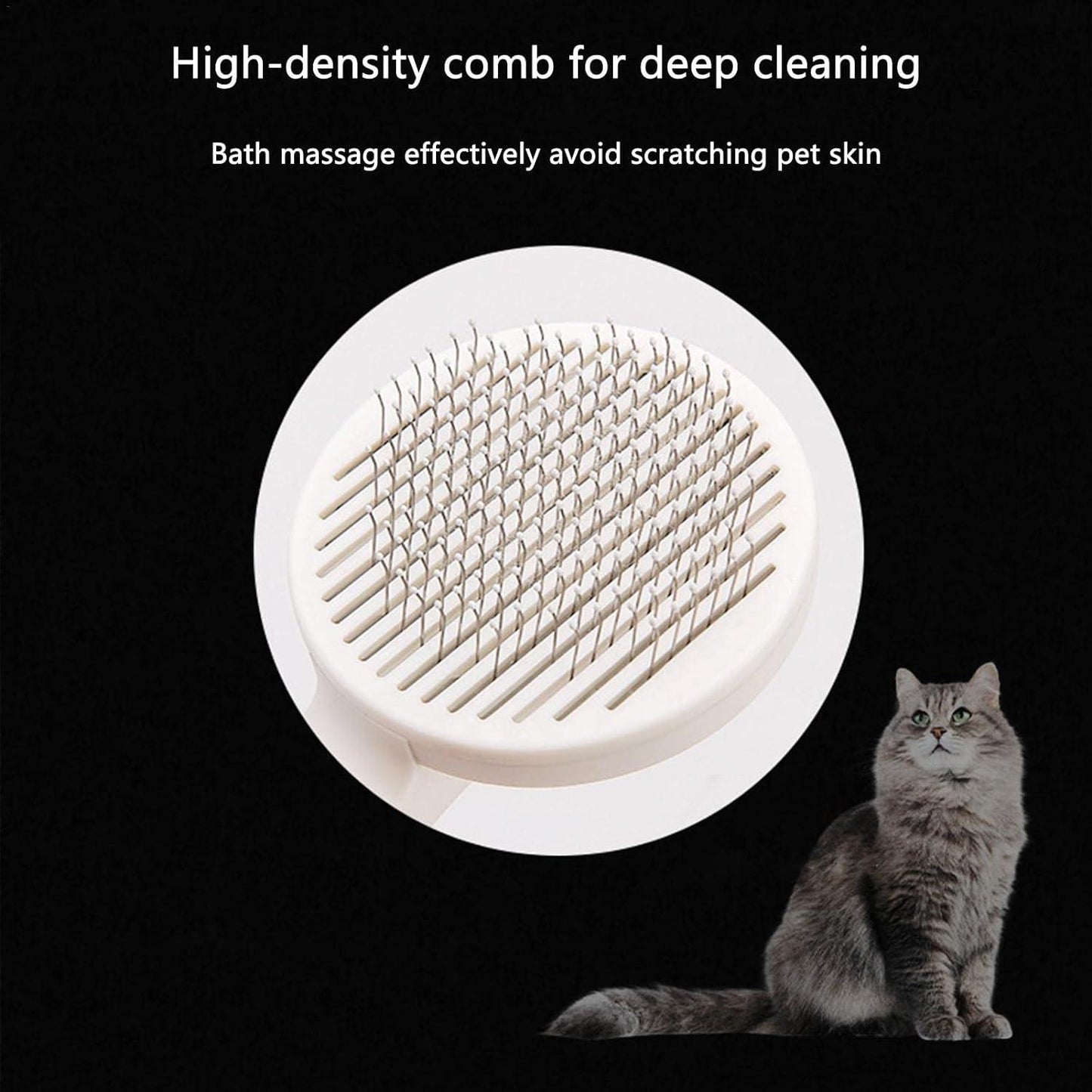 Gear&Joy PetGroom Pro Comb (Self-Cleaning Dog &amp; Cat Comb)