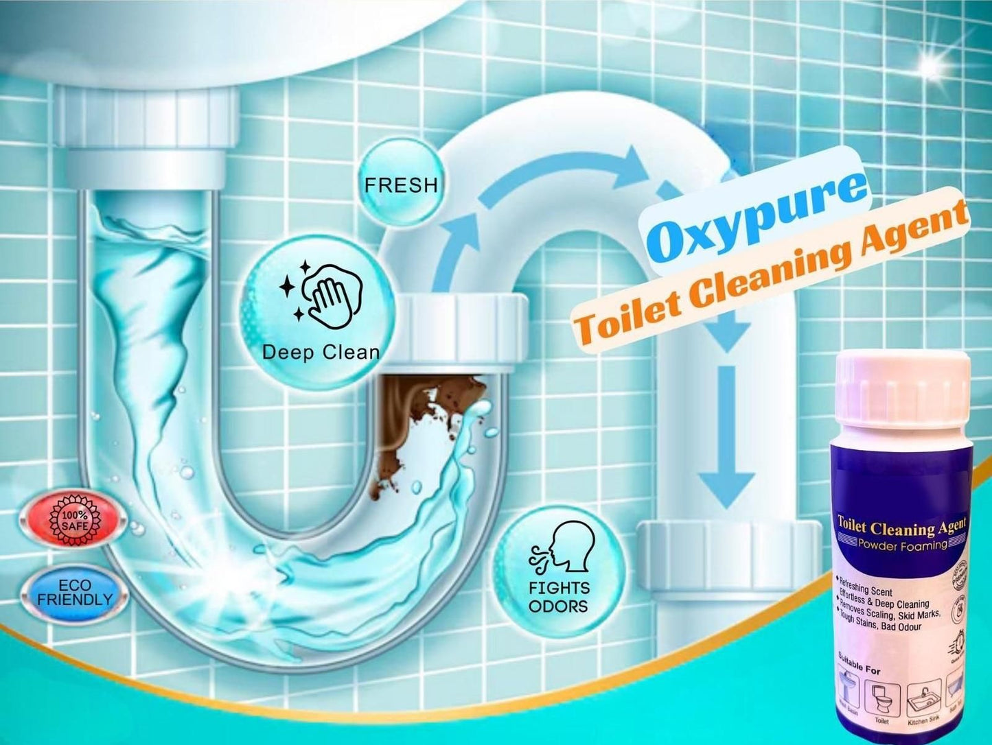 Gear&Joy SparkleClean Toilet Cleaning Agent