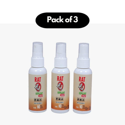 SafeGuard Rat Repellent Spray by gear&joy – 3 Pack