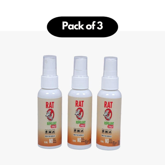 SafeGuard Rat Repellent Spray by gear&joy – 3 Pack