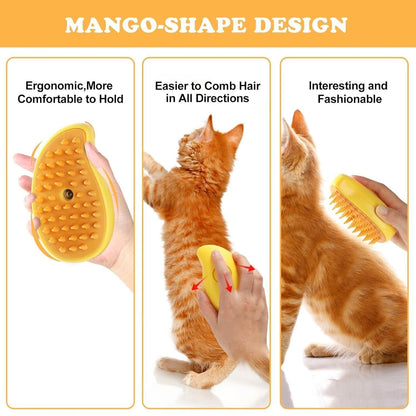 SteamGroom Pet Brush by gear&joy