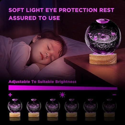 LumiSphere 3D Crystal Lamp by gear&joy