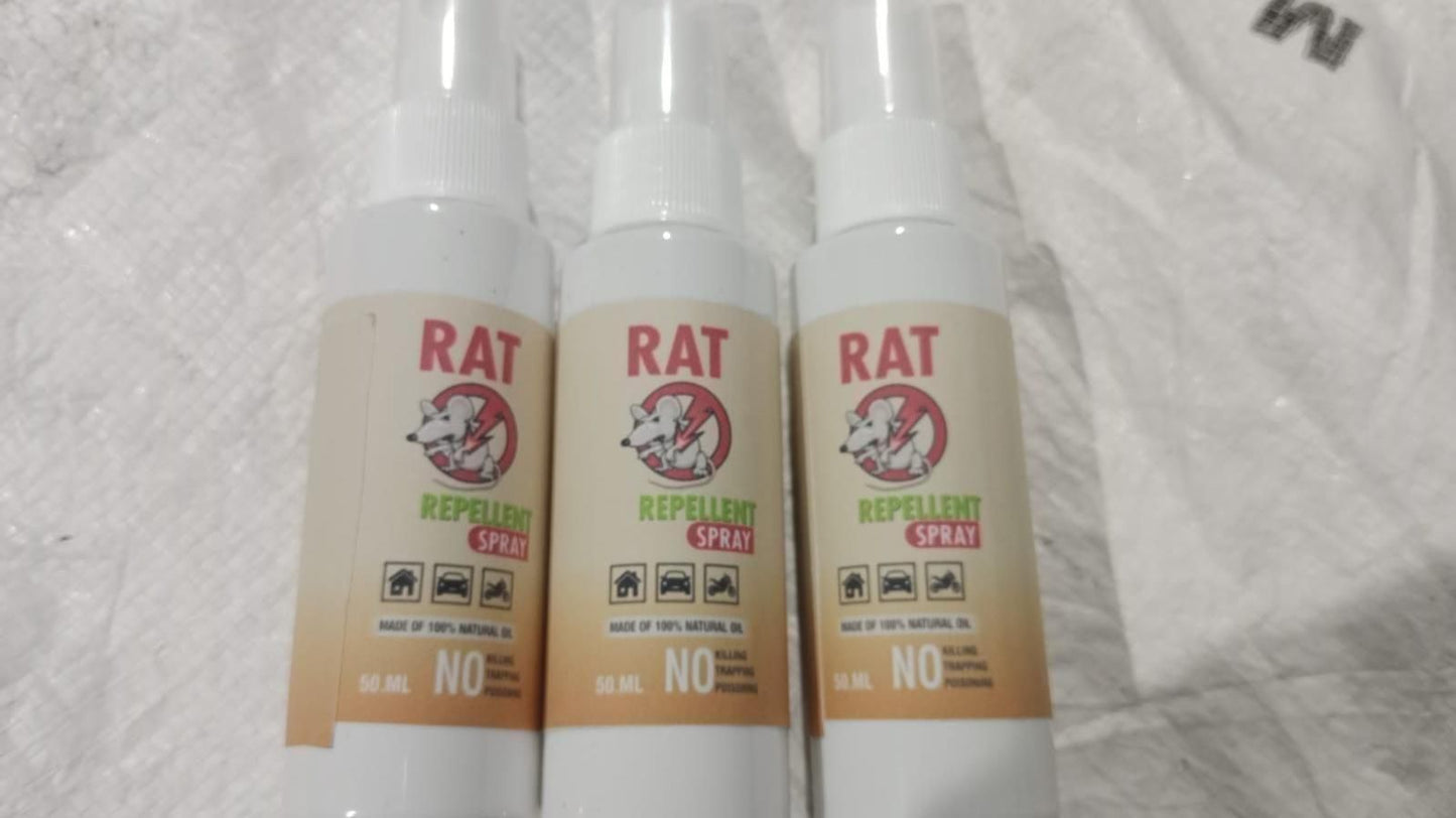 SafeGuard Rat Repellent Spray by gear&joy – 3 Pack