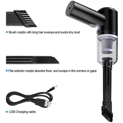 Gear&Joy Portable Air Duster &amp; Wireless Vacuum Cleaner